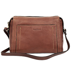 Женская сумка 933154 tan dark brown
