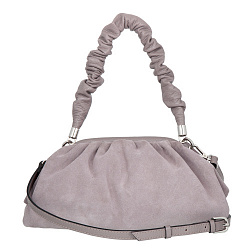 Женская сумка 60090 Pink-grey velour Na