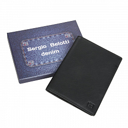 Обложка для паспорта 2464-02 denim black