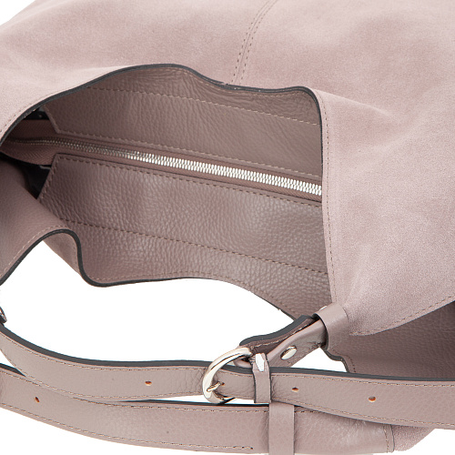 Женская сумка 60203 pink-grey velour