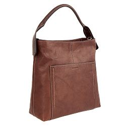 Женская сумка 933150 tan dark brown
