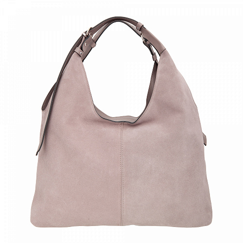 Женская сумка 60203 pink-grey velour