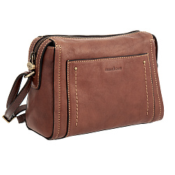 Женская сумка 933154 tan dark brown