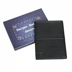 Обложка для паспорта 2464-01 denim black